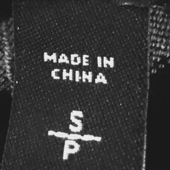 EXPRESS-Women's-Size S/P Black/White/Gray-Turtleneck Tank Top-Stretch W/Spandex - Picture 3 of 6